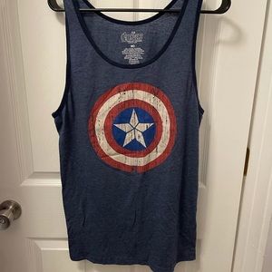 Men’s Captain America Tank Top